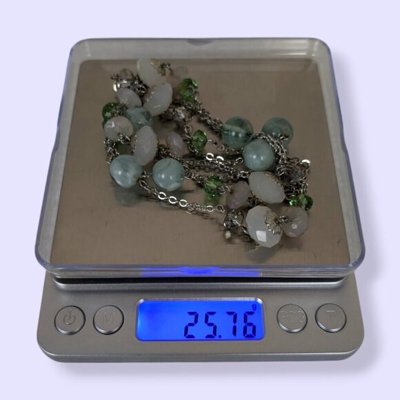 (2/$20) Vintage Long Beaded Chain Necklace - Picture 5 of 5